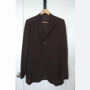 Prada Dark Brown Suit Jacket (48 Regular)